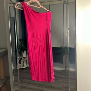 Hot Pink Naked Wardrobe Dress